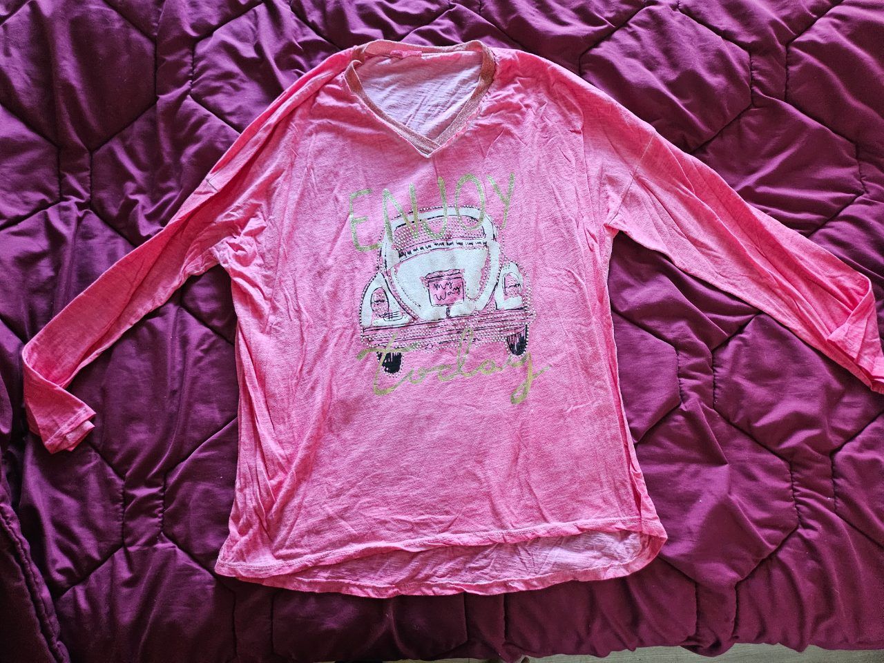 Made in Italy  Shirt langärmlig Gr. 42 Size M