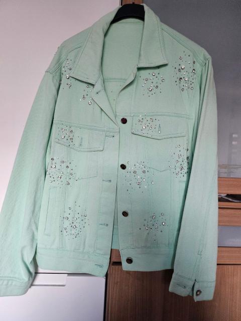 Ohne Marke Jeansjacke mint nicht Nieten Size L
