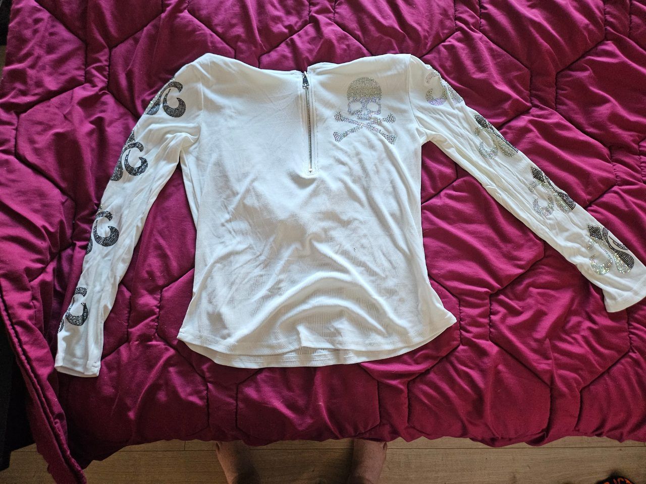 Rose Shirt langärmlig Gr. 42 Size M