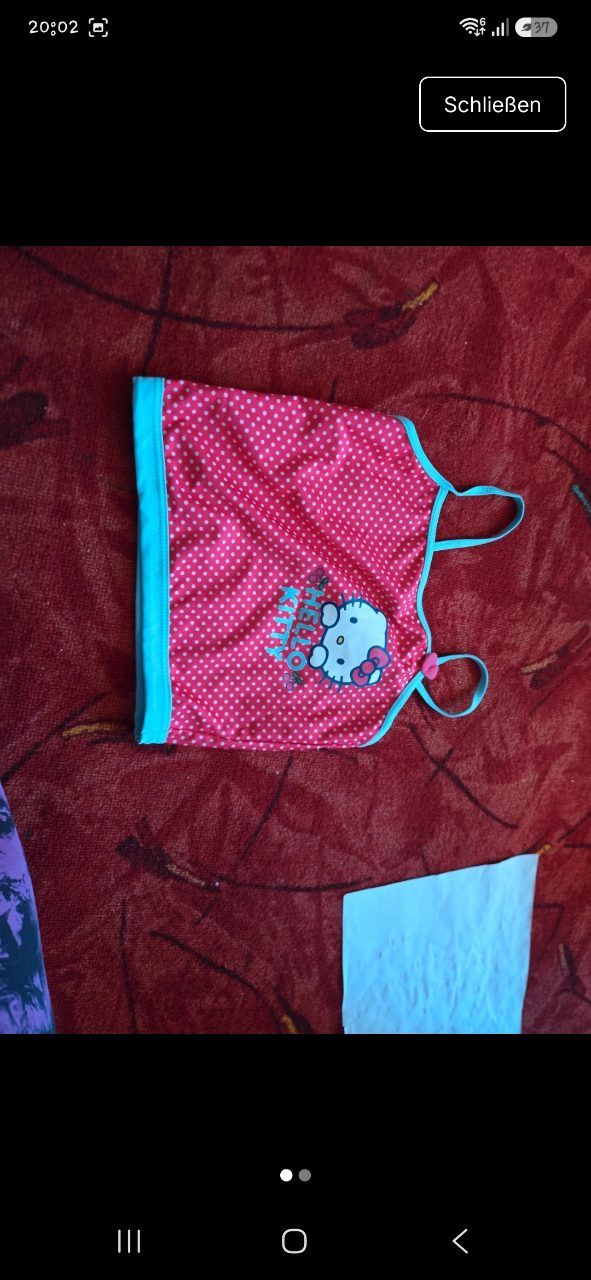 Hello kitty  Bikinioberteil Size 122