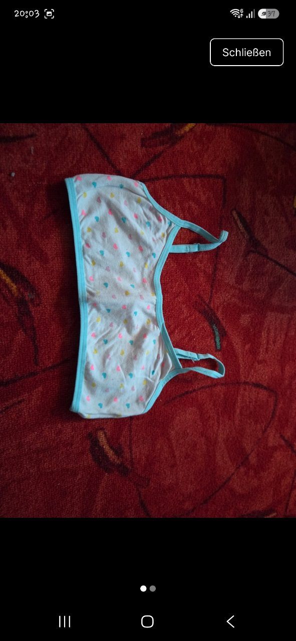 Girls  Kinder Bh  Size 158