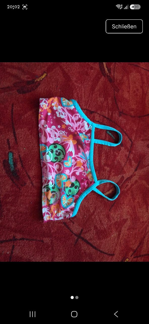 Keine vorhanden  Kinderbikinioberteil Size 122