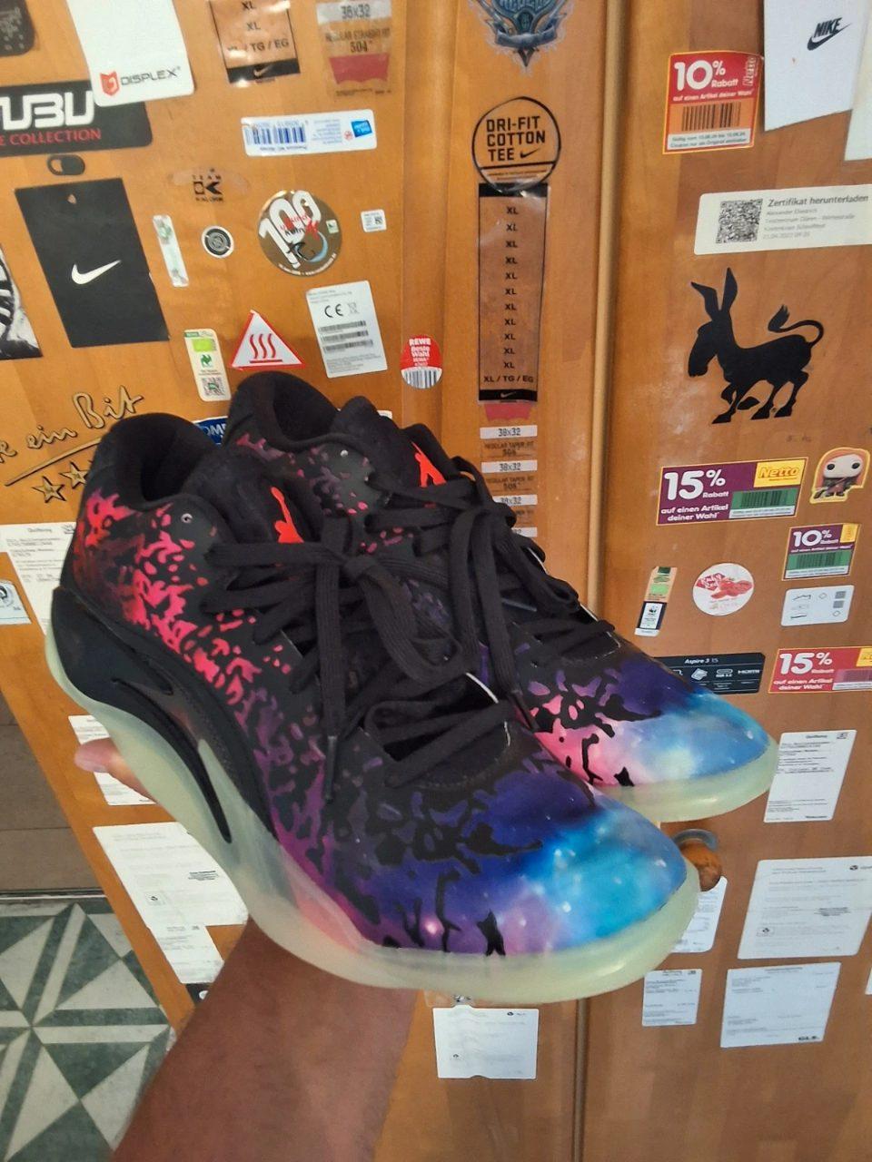 Jordan Nike Zion 3 glowing