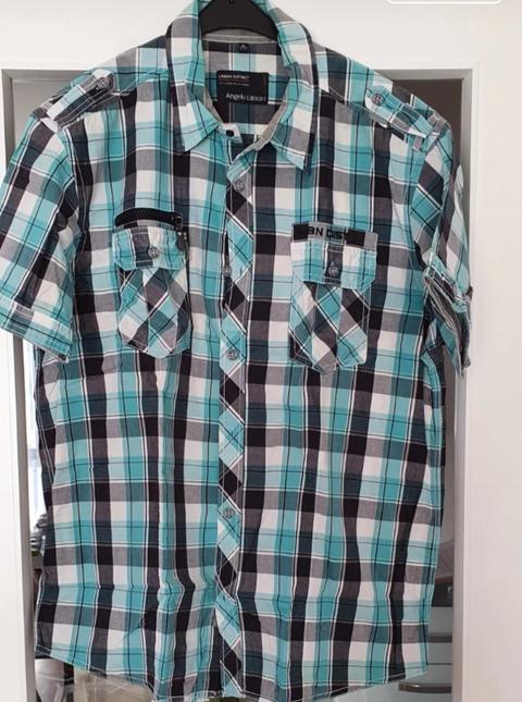 Angelo Litrico Hemd kurz kariert Size XL