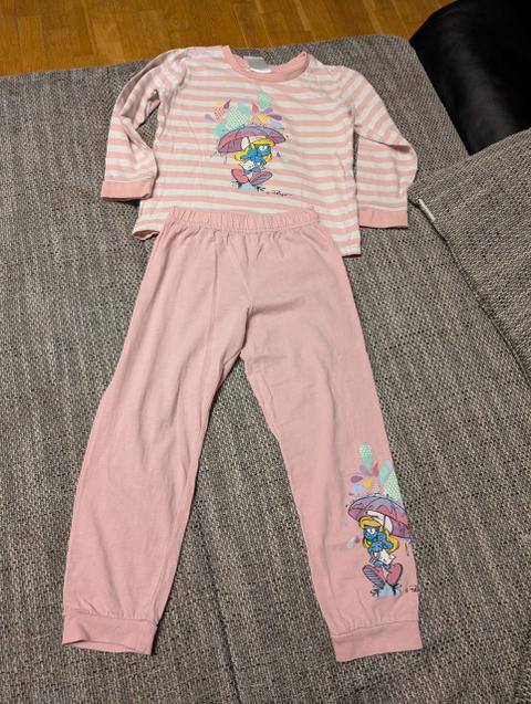 The smurfs 2teiliger Schlafanzug Schlümpfe Size 110