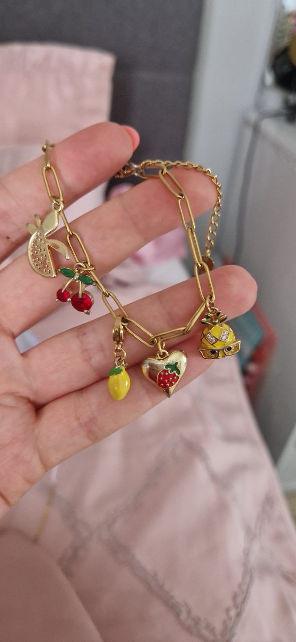 Charm Armband Edelstahl 