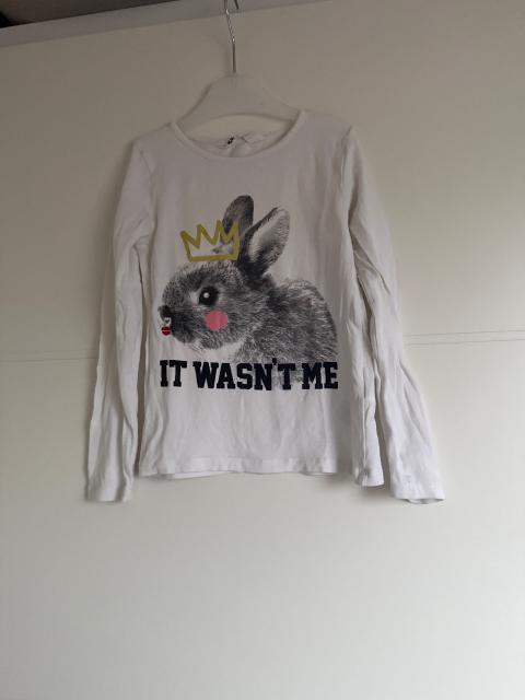 H&M Langarmshirt „it wasn‘t me“ Size 110