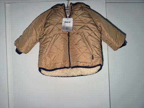 Ohne Marke Baby Winterjacke – Beige/Peanut – warm gefüttert – Größe 80 Size 80