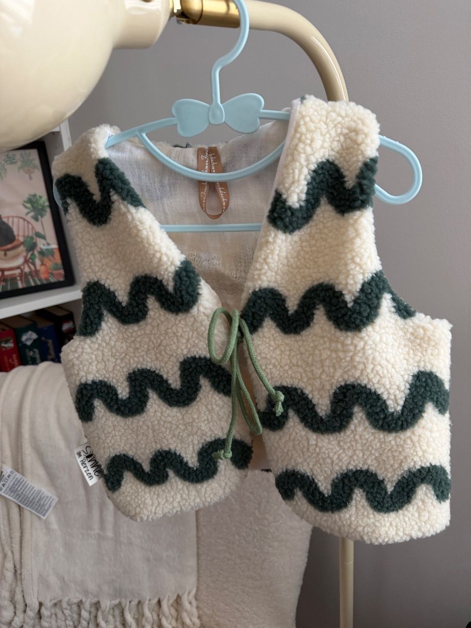 Handmade Handmade Weste creme grün  Size 98