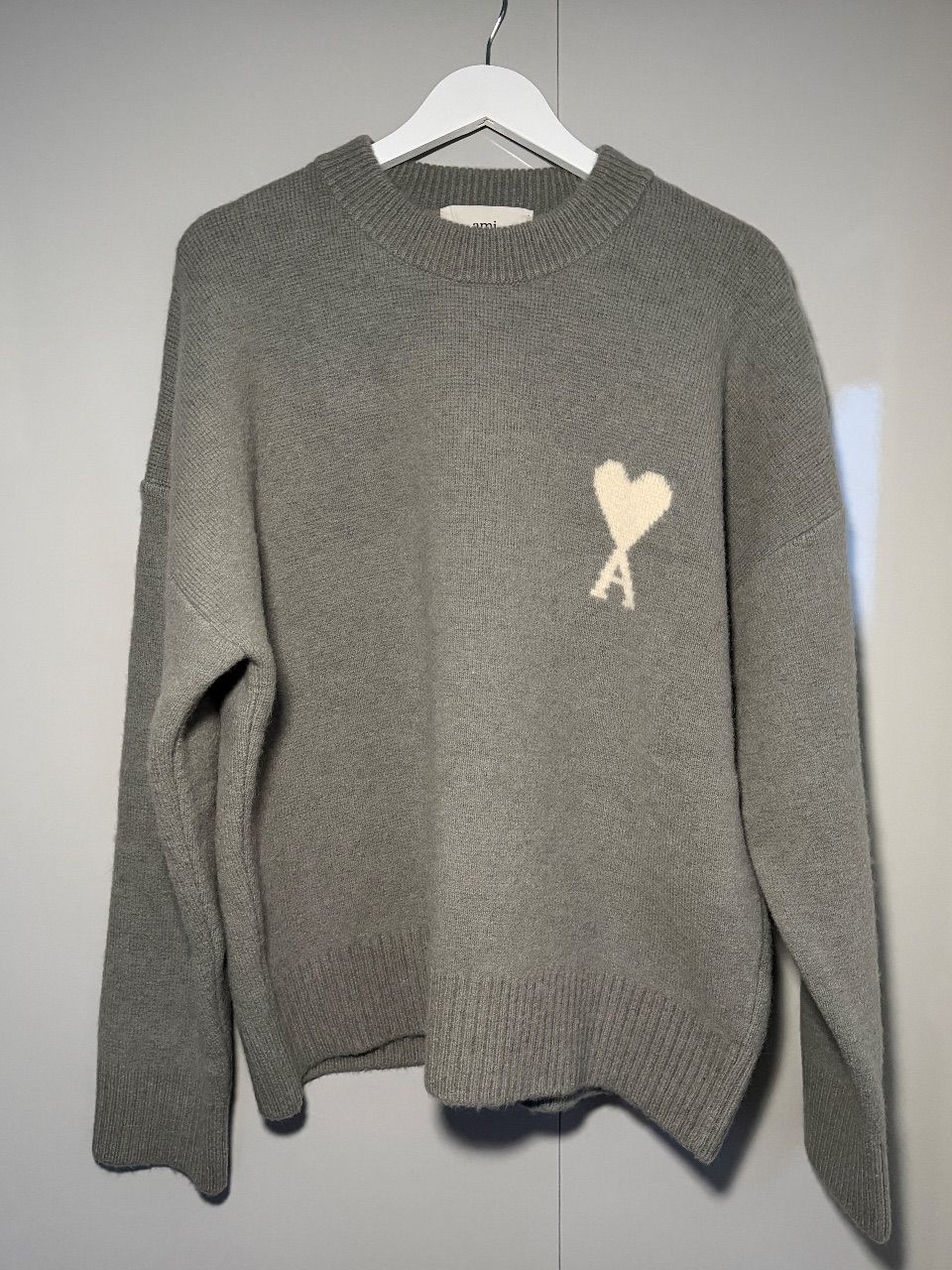 Ami Paris Ami Paris Pullover Grau Gr.L Size L