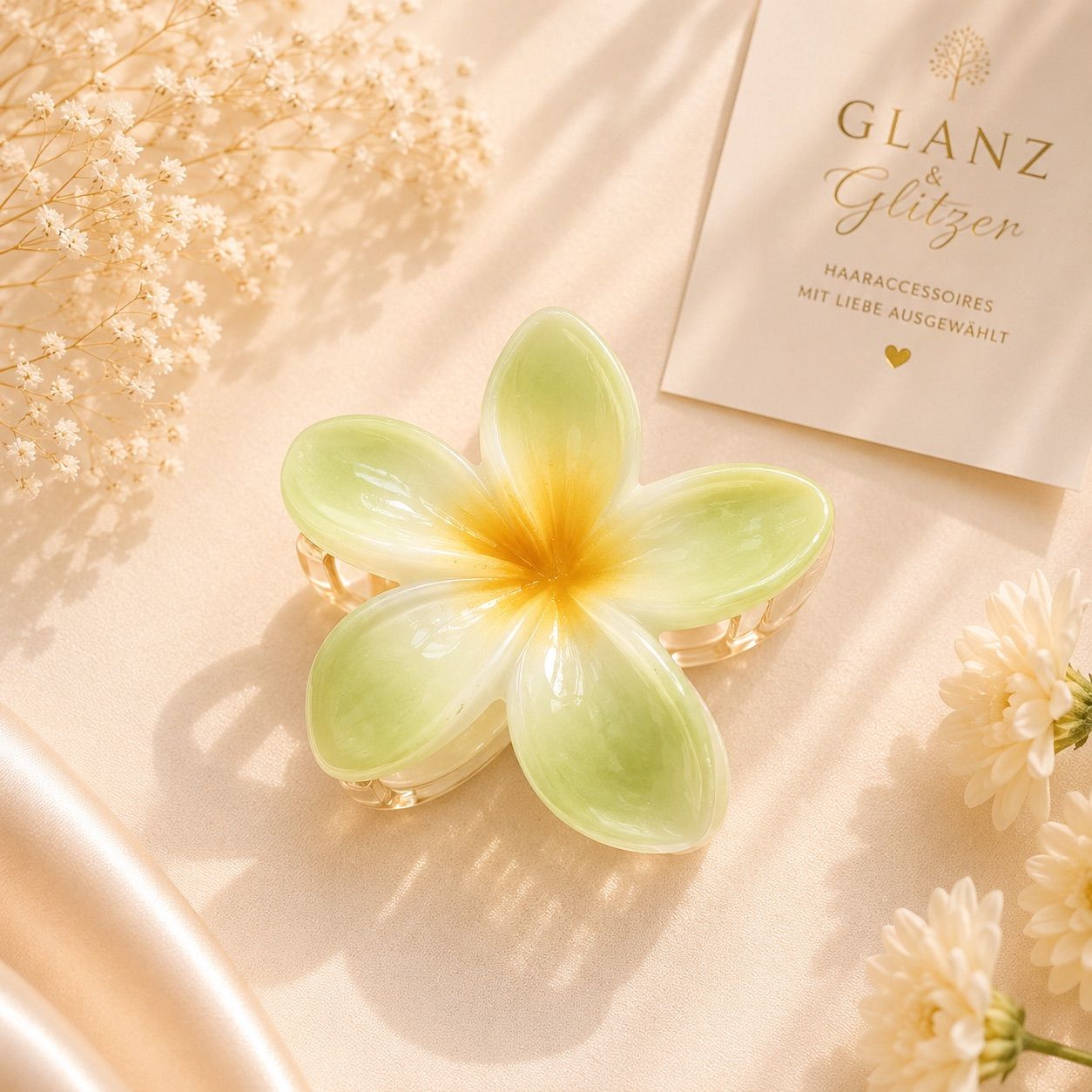GlanzundGlitzer 🌸 Blüten Haarklammer 🌸