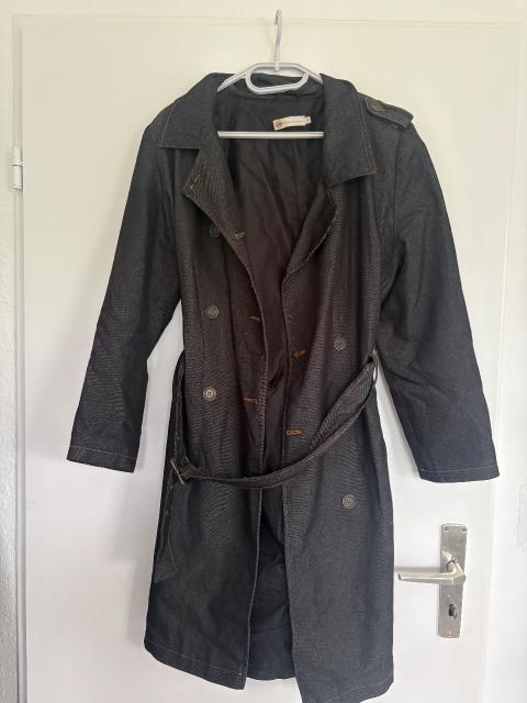 JP Collection Langer Trenchcoat in Jeansoptik Size 40