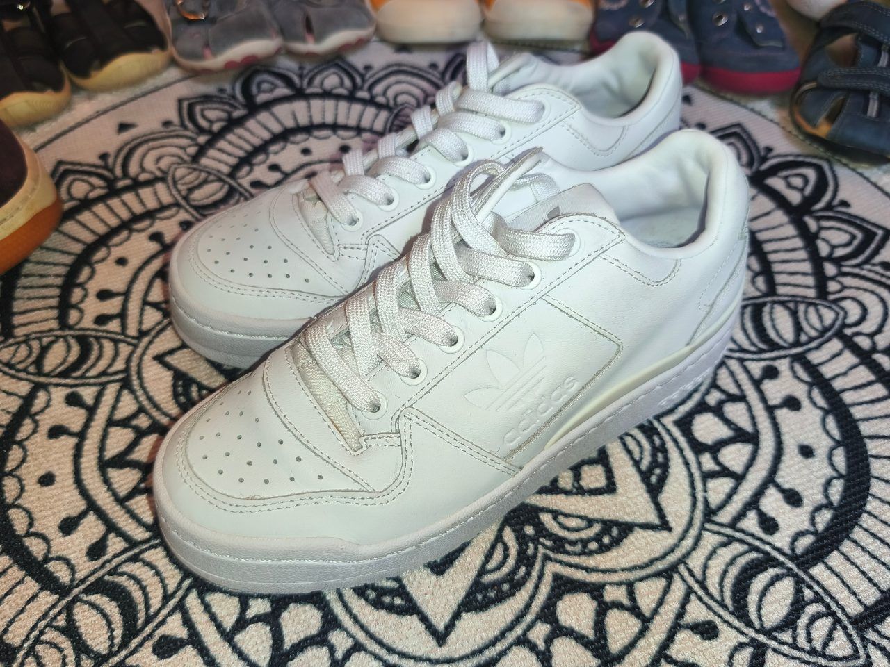 Adidas Adidas Forum Bold Tripple White  Size 36