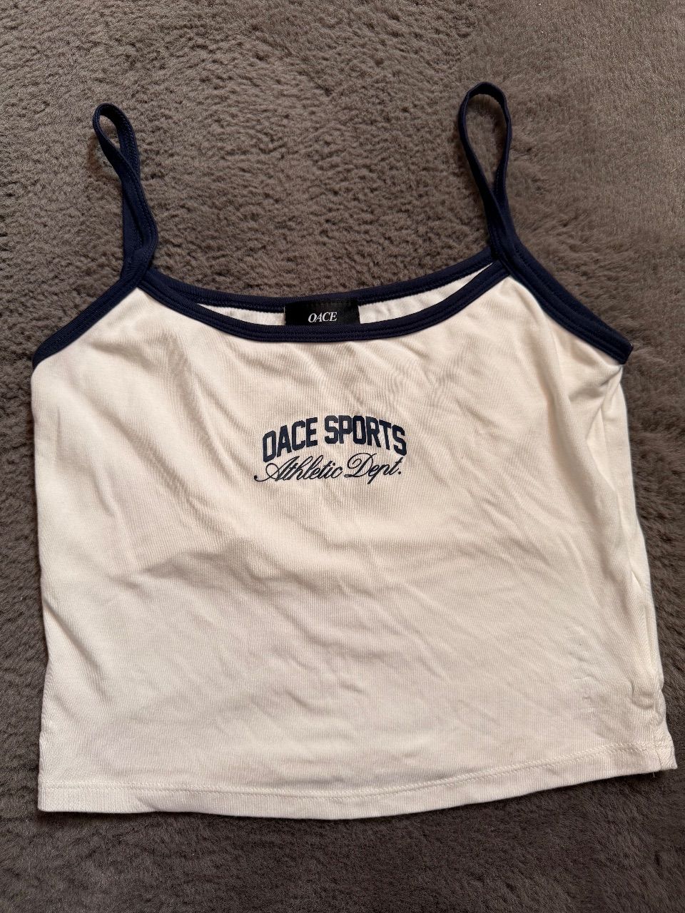 OACE  OACE Sports Crop Top Gr. M weiß blau  Size M