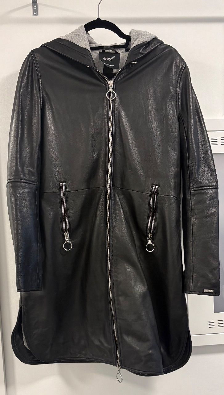 Maze  Echt Leder Jacke Schwarz  Size M