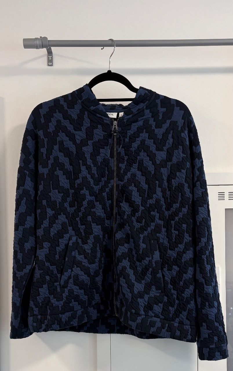 Cecil Gemusterte Steppjacke/leichte Übergangsjacke Size M