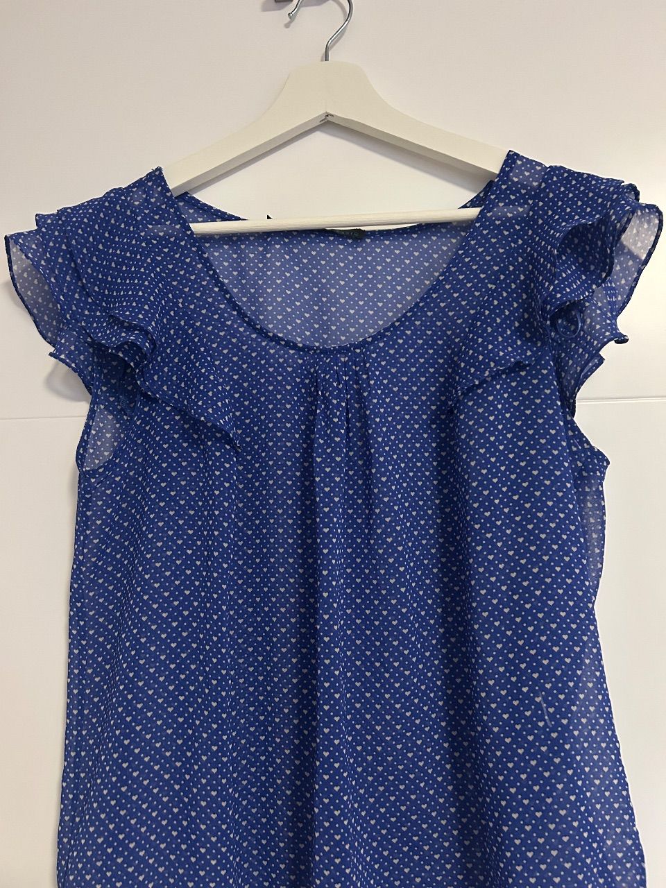 Zara Süße Bluse mit Herzchen