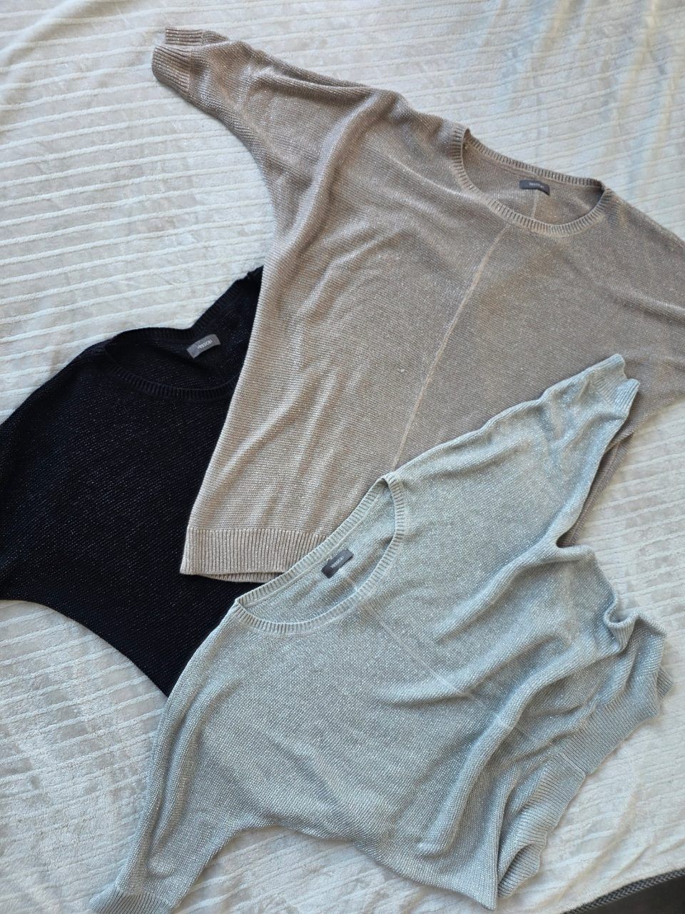 C&A 3er Set damenpullover glitzer C&A Size XL
