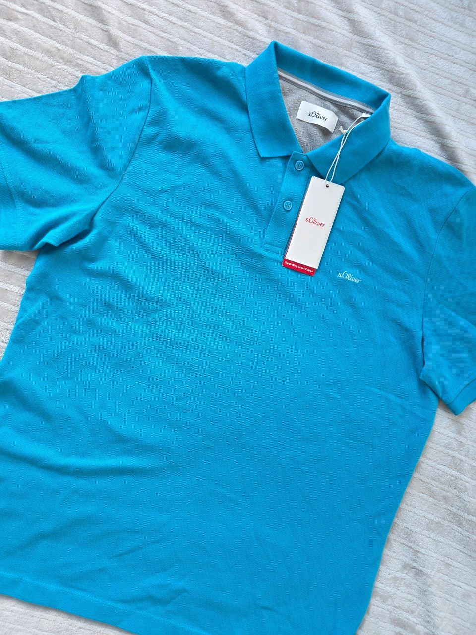 S.Oliver Neues Herren poloshirt blau von S.Oliver Size L
