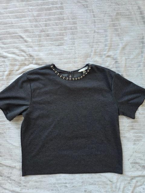 H&M H&M Damen Glitzer t-Shirt Size M