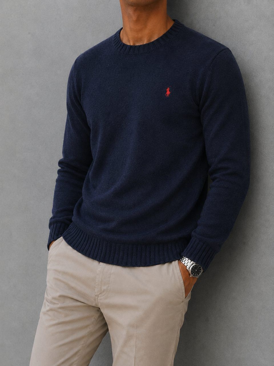 Ralph Lauren Polo Ralph Lauren Pullover Rundhals Dunkelblau XL Size XL