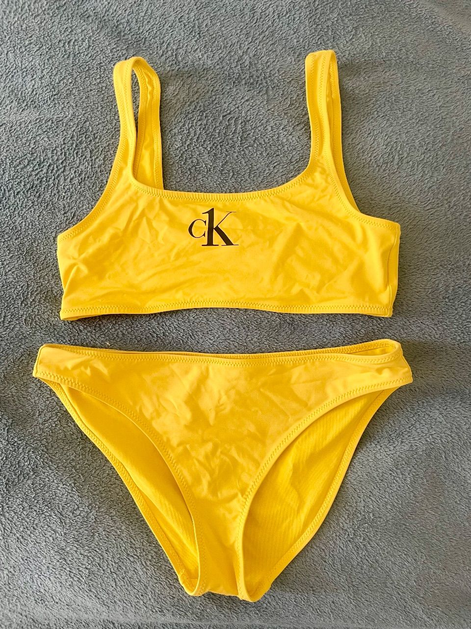 Calvin Klein  Gelber Bikini Calvin Klein Size S