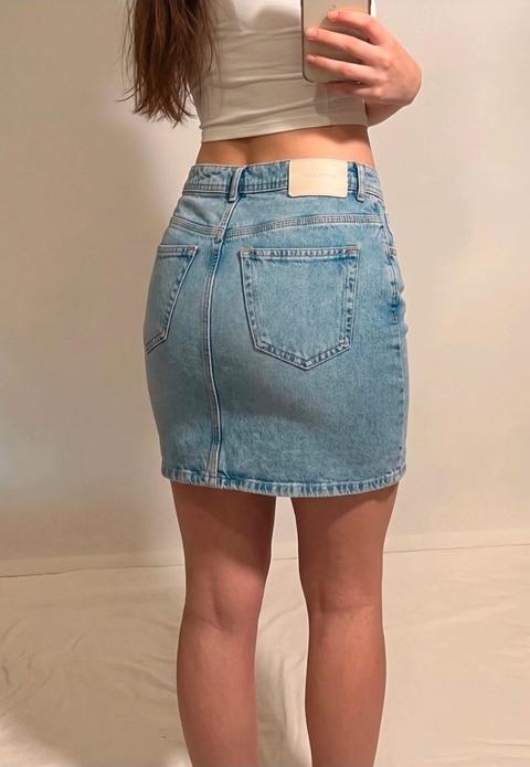 Marc O'Polo Marc O'Polo Denim Minirock | Größe S - XS | Hellblau | Vintage Size XS