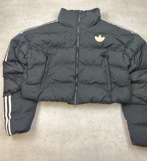 Adidas Adidas Originals Puffer Jacket Cropped Schwarz Gold (Gr. S / 36) Size S