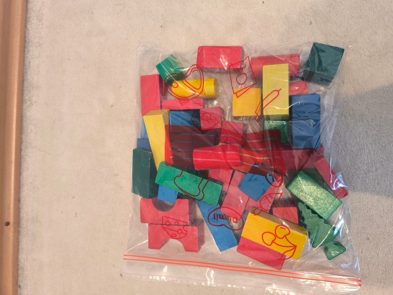 Ohne Marke Bunte Bausteine 
