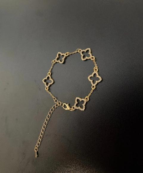 Stockholm Damen Armband mit Kleeblättern Stockholm Style Neu