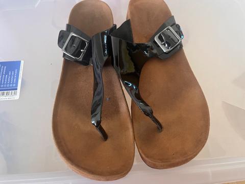 Graceland Schwarze Zehen, Spreitzer Size 40