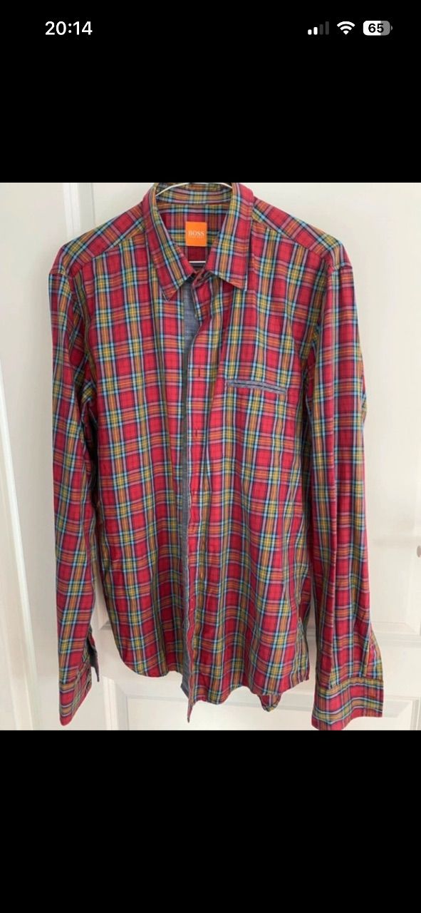 BOSS Herrenhemd kariert - neu Größe M Size M