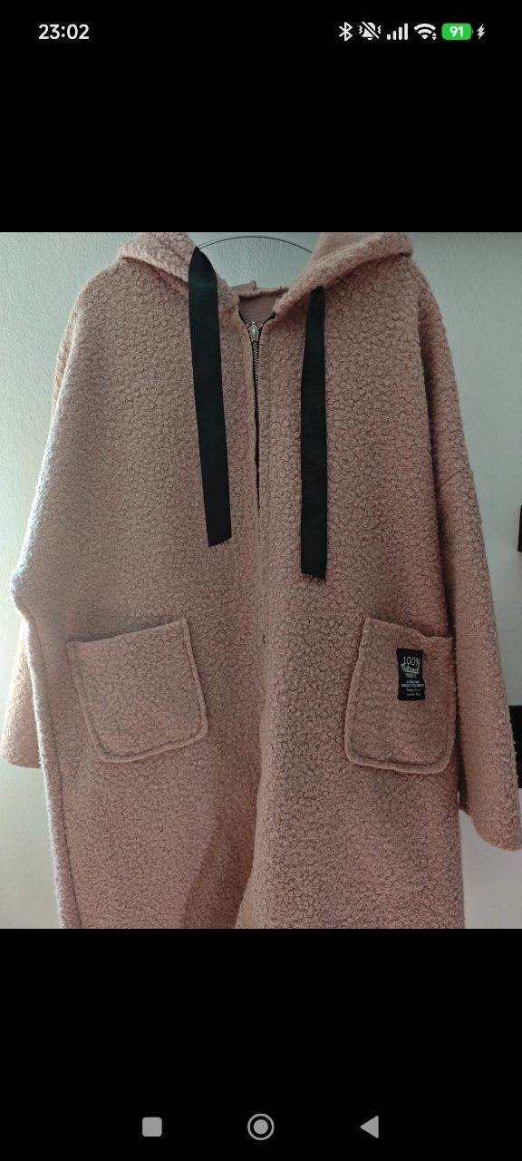 Made in Italy Kuschelmantel Übergangsmantel Size 44