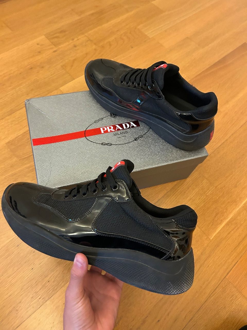Prada Prada Cup Sneaker 👟🖤 Size 41