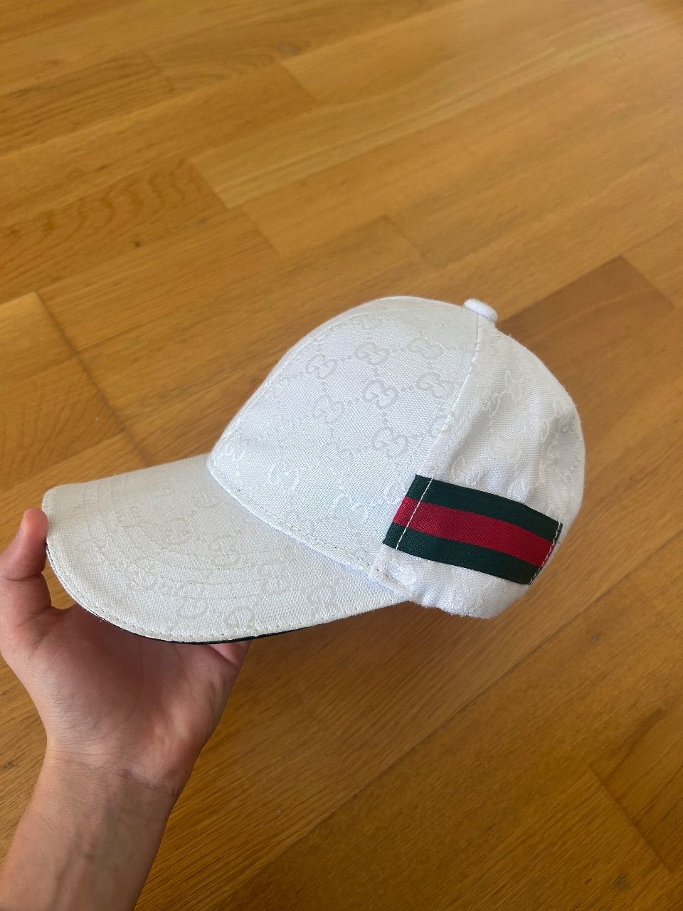 Ohne Marke Gucci Cap Weiß – GG Muster 🧢