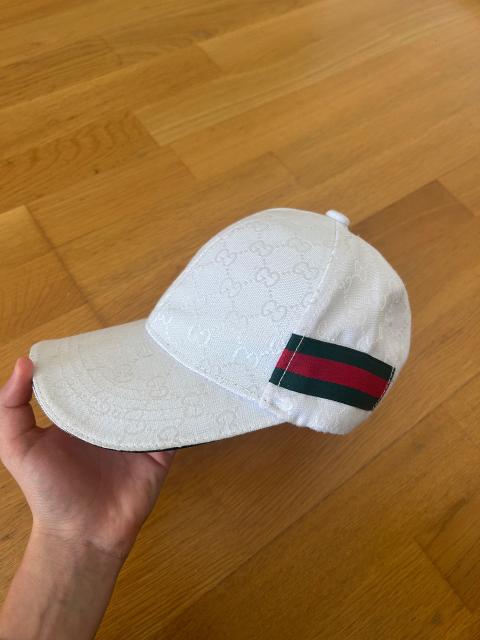 Ohne Marke Gucci Cap Weiß – GG Muster 🧢