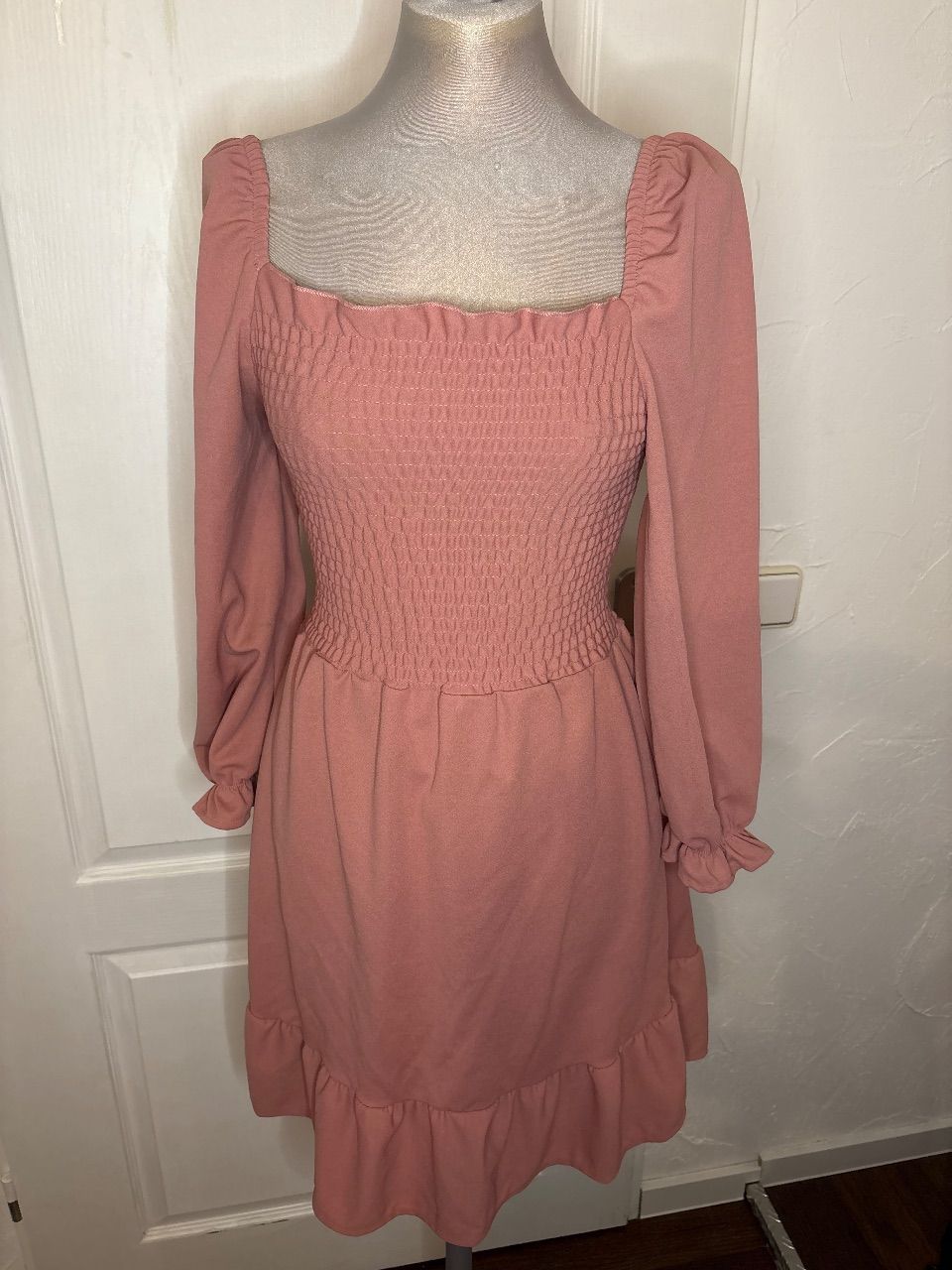 Ohne Marke Rosa Sommerkleid  Size L