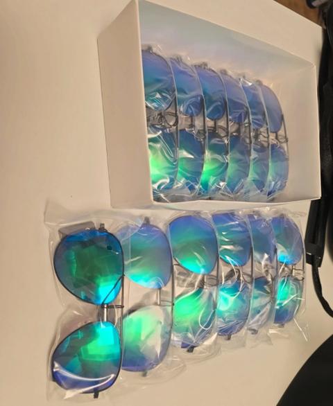 Ohne Marke 12x Sonnenbrille Schwarz Neu!