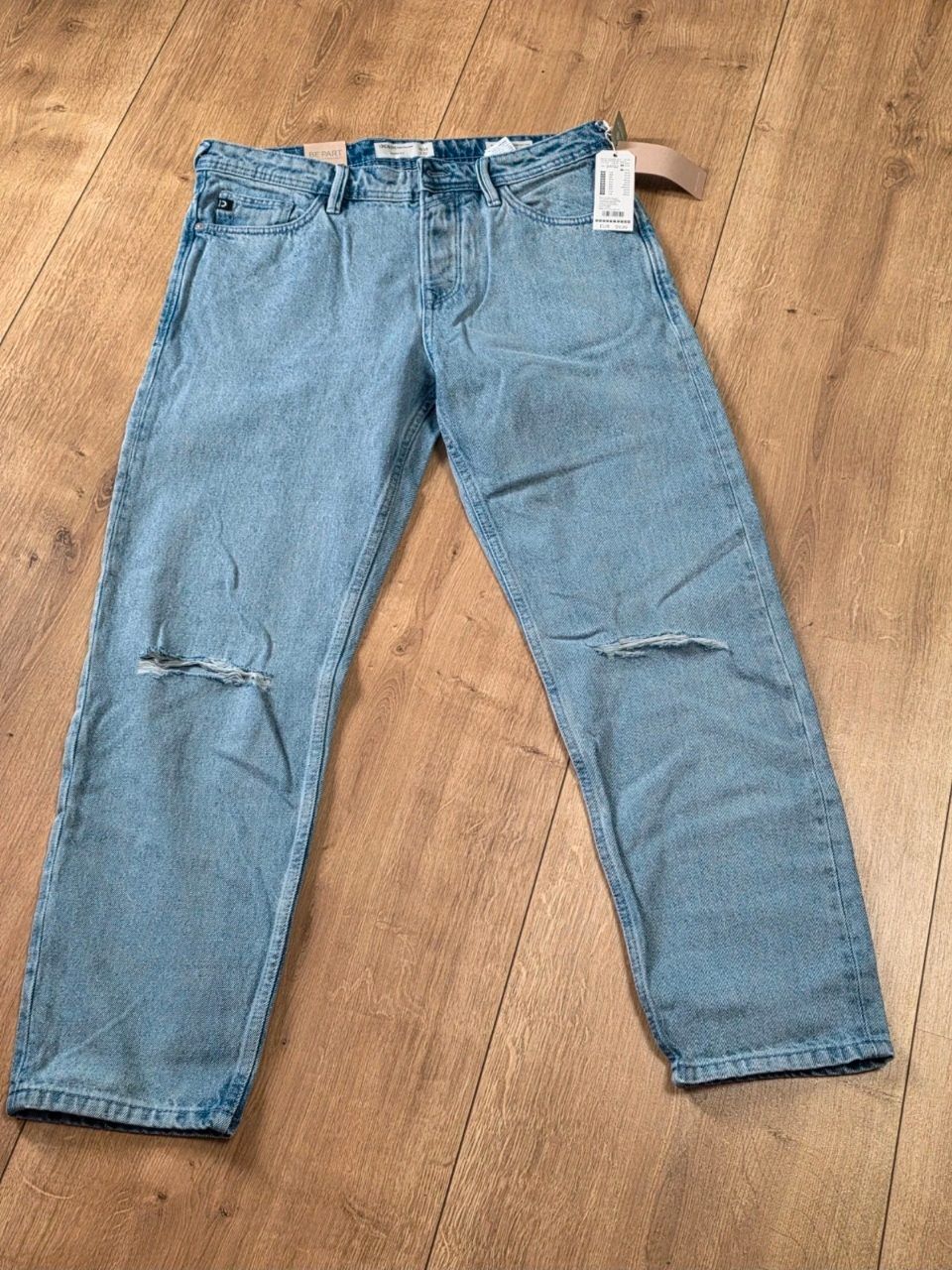 Tom Tailor Denim Jeans UVP 59,99€- Loose Fit - W34/ L32 - Destroyed Bleached Neu Size 34