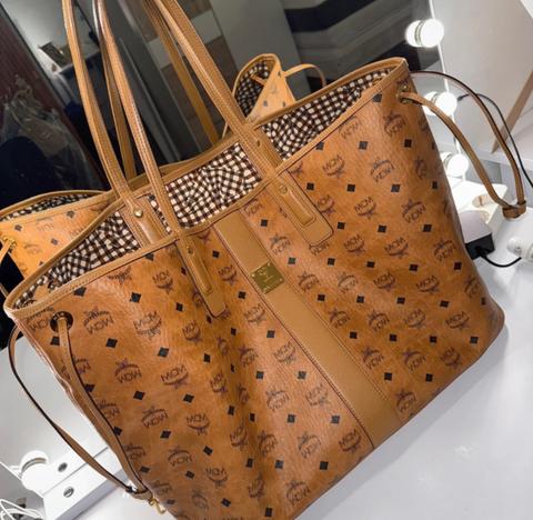 Mcm Shopper Large Cognac ohne Clutch
