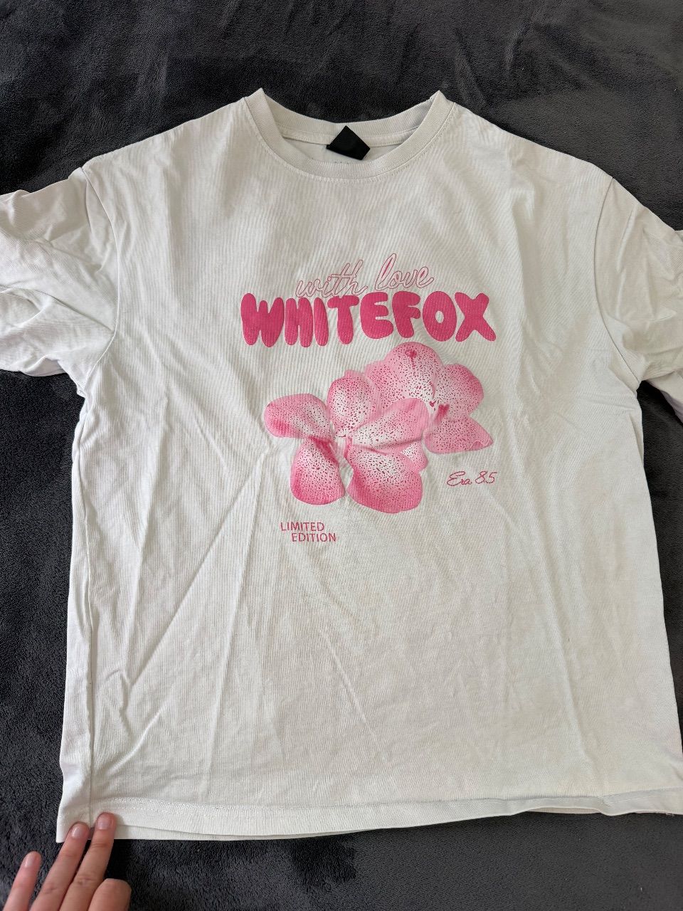 White fox White Fox Tshirt - Shirt in weis rosa / Gr S Size S