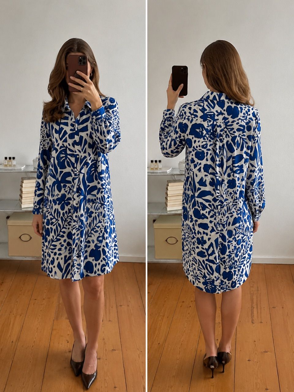 Oui Oui Sommerkleid Blau und Weiß (Kopie) Size 36