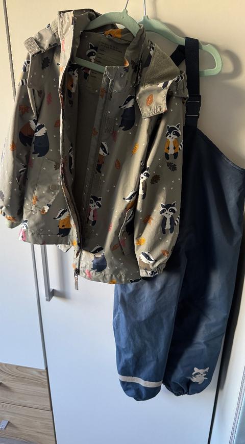 TCM Schönes Regen-Set (Jacke und passende Matschhose) Size 110