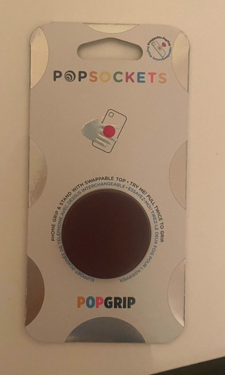 POPSOCKETS Original PopSockets PopGrip – Dunkelrot/ Neu & OVP
