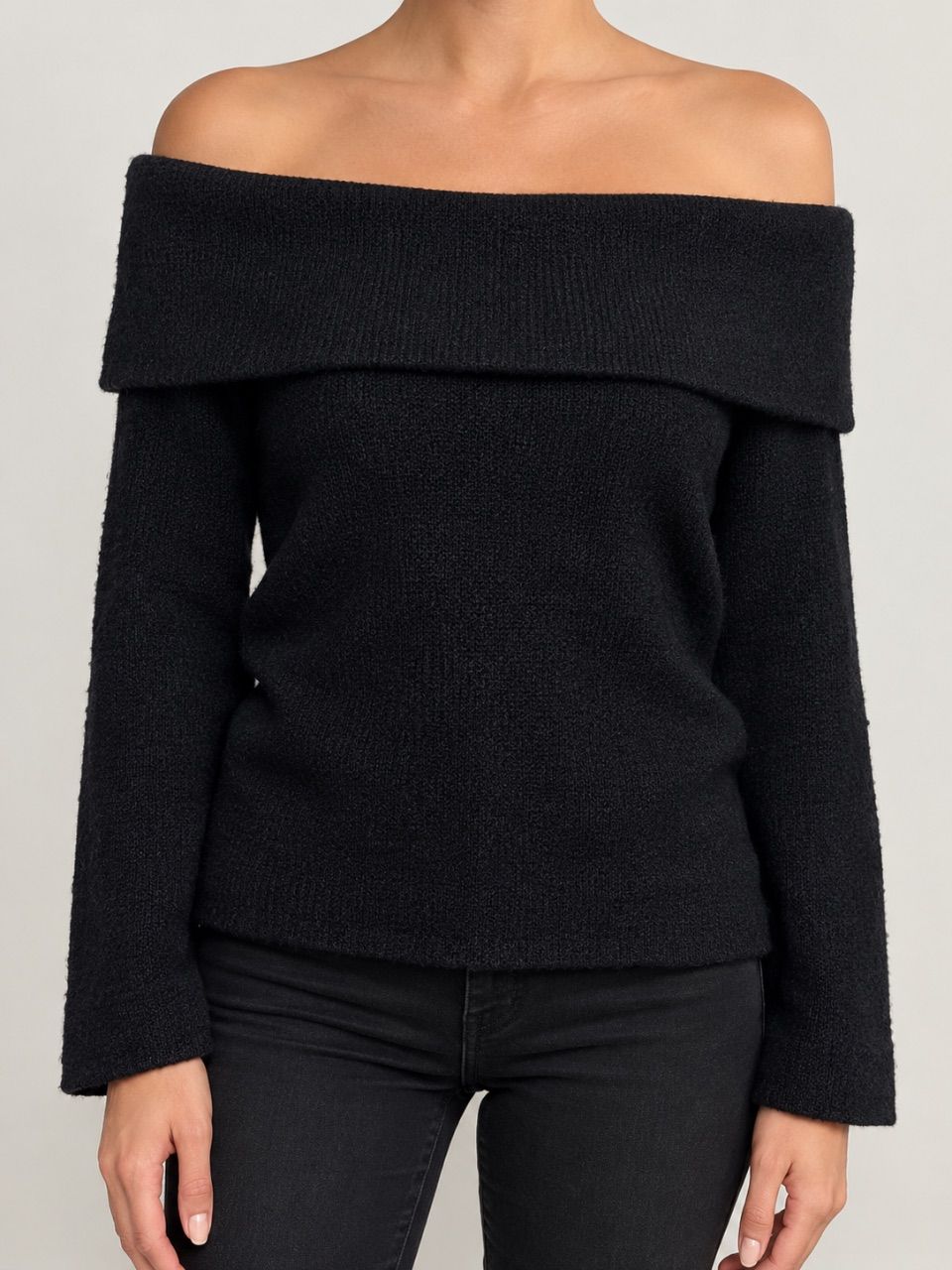 H&m H&M Off-Shoulder Strickpullover – Oversized & kuschelig (Gr. S) Size S
