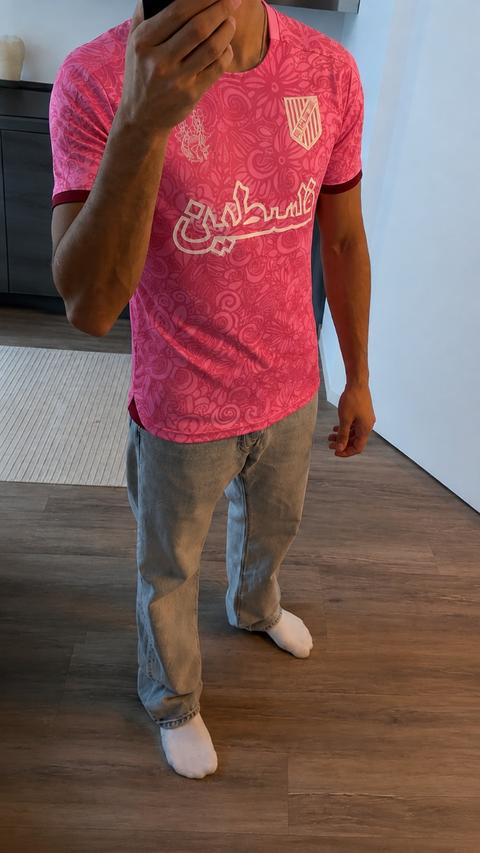 FC Palestine Trikot / Shirt Pink/Rosa Größe S NEU