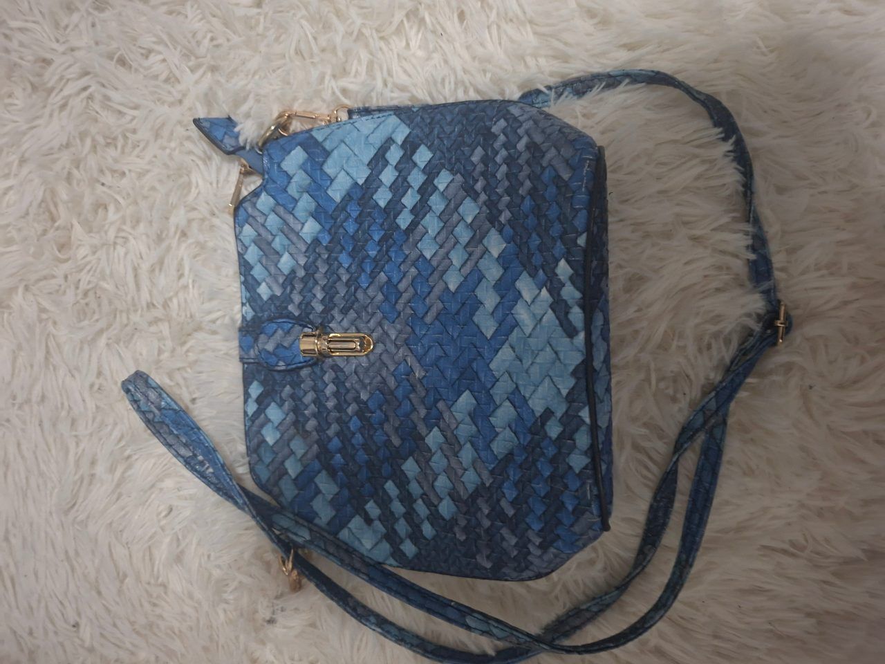 Blau Tasche