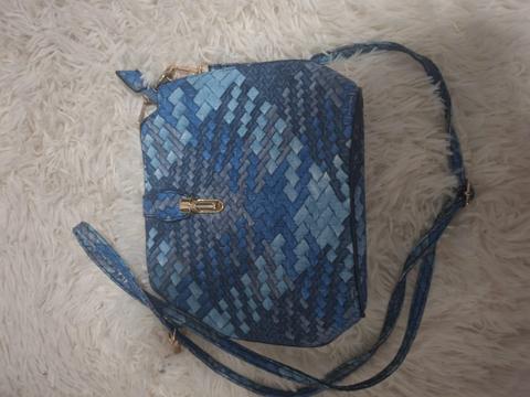Blau Tasche