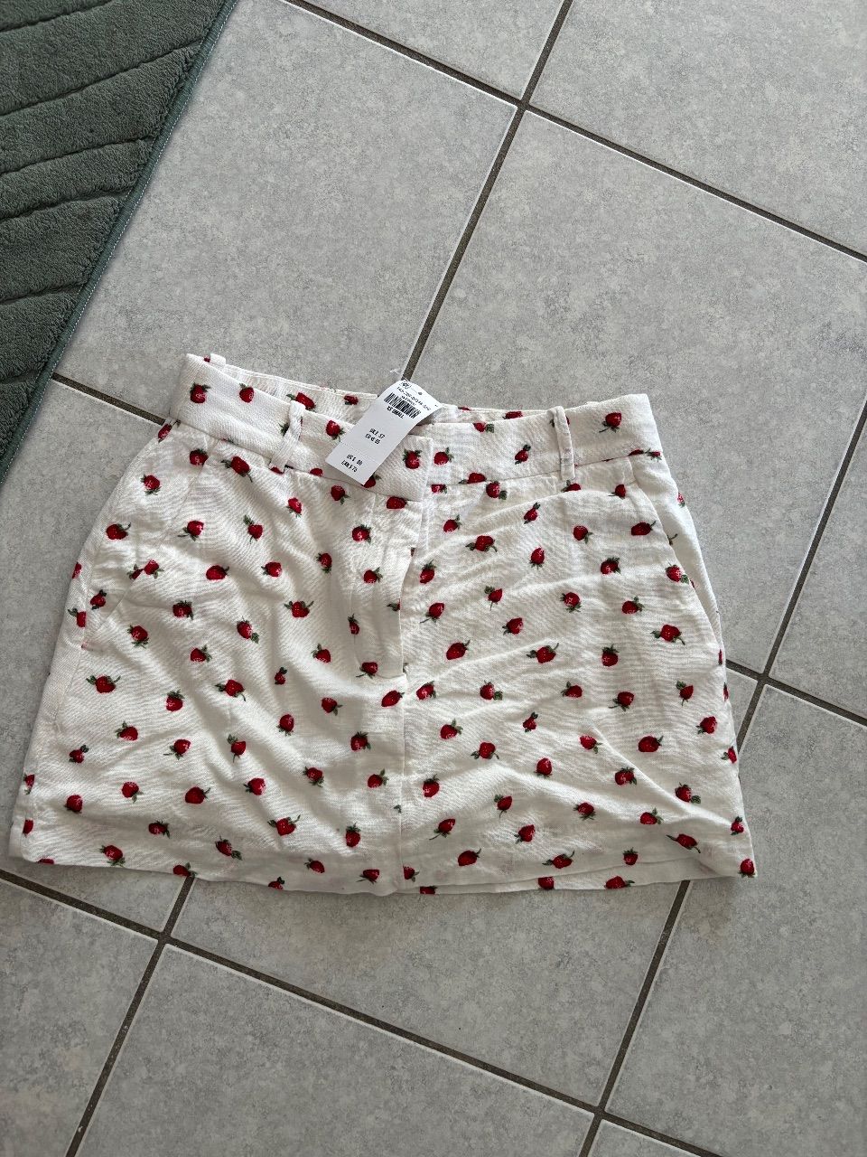 Abercrombie & Fitch Weißer Skort Size XXS