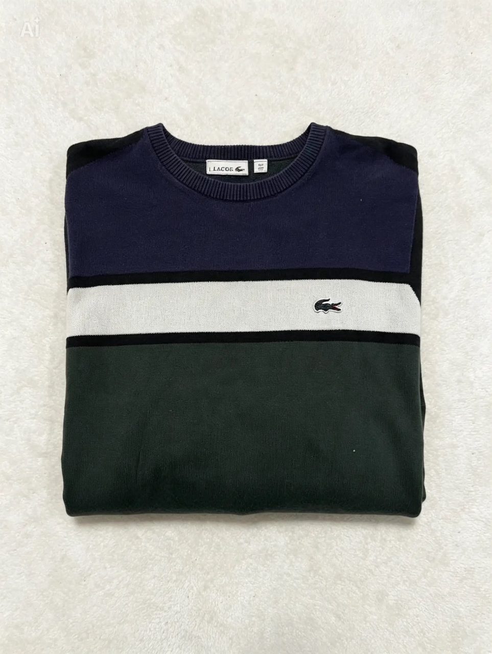 Lacoste Lacoste Sweatshirt | Colorblock | Preppy Style | Gr. L |  Size L
